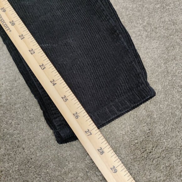 BDG Mom High Rise Women's Corduroy Pants in Black Size 25 Winter 100% Cotton - Picture 10 of 11